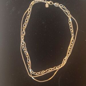 Silpada Gold and Silver Layered Necklace